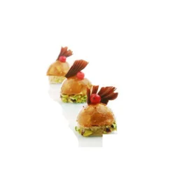 Cerf Dellier Gâteaux Individuels*Moule Silicone 8 Demi-Spheres 5 Cm
