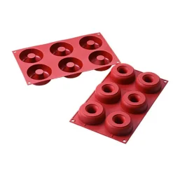 Cerf Dellier Gâteaux Individuels*Moule Silicone 6 Donuts