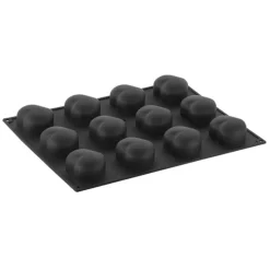 Cerf Dellier Gâteaux Individuels*Moule Silicone 12 Empreintes Passion 7 Cm Pavoni