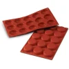 Cerf Dellier Gâteaux Individuels*Moule Silicone 15 Flans 5 Cm