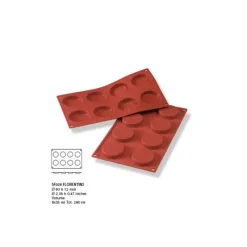 Cerf Dellier Gâteaux Individuels*Moule Silicone 8 Florentins