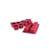 Cerf Dellier Gâteaux Individuels*Moule Silicone 8 Grands Cubes