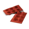 Cerf Dellier Gâteaux Individuels*Moule Silicone 6 Grands Diamants