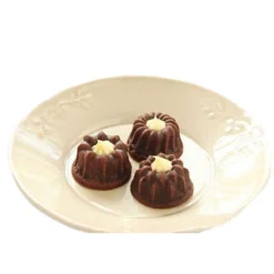 Cerf Dellier Moules À Kouglof*Moule Silicone 18 Mini Kouglofs