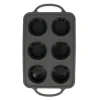 Cerf Dellier Moules À Muffin*Moule Silicone 6 Muffins 7 Cm Patisdecor