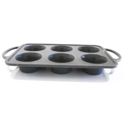 Cerf Dellier Moules À Muffin*Moule Silicone 6 Muffins 7 Cm Patisdecor