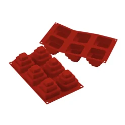 Cerf Dellier Gâteaux Individuels*Moule Silicone 6 Pièces Montees