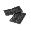 Cerf Dellier Moules À Savarin*Moule Silicone 8 Savarins 6,5 Cm