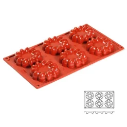 Cerf Dellier Moules À Charlotte*Moule Silicone 6 St Honore