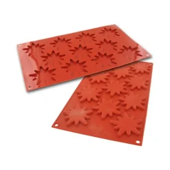Cerf Dellier Gâteaux Individuels*Moule Silicone Etoiles Plates Flash