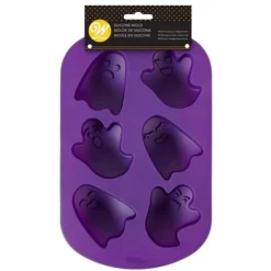 Cerf Dellier Gâteaux Individuels*Moule Silicone Fantomes Assortis Wilton