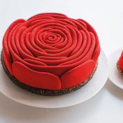 Cerf Dellier Grands Gâteaux*Moule Silicone La Vie En Rose Pavoni