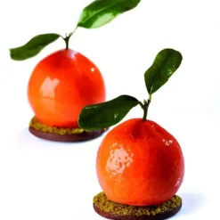 Cerf Dellier Gâteaux Individuels*Moule Silicone Mandarines 3D Pavoni
