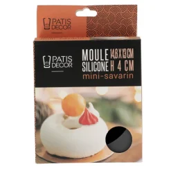 Cerf Dellier Grands Gâteaux*Moule Silicone Mini Savarin