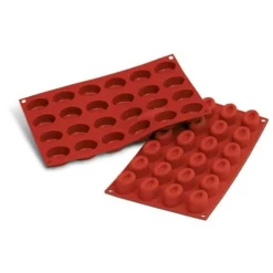 Cerf Dellier Moules À Savarin*Moule Silicone Mini Savarins Ovales