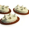 Cerf Dellier Gâteaux Individuels*Moule Silicone Oval Pavoni