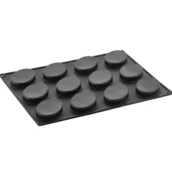 Cerf Dellier Gâteaux Individuels*Moule Silicone Oval Pavoni