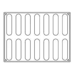 Cerf Dellier Gâteaux Individuels*Moule Silicone Pastel Pavoni