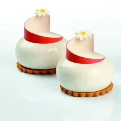 Cerf Dellier Gâteaux Individuels*Moule Silicone Planet Pavoni