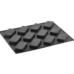 Cerf Dellier Gâteaux Individuels*Moule Silicone Rectangular Pavoni