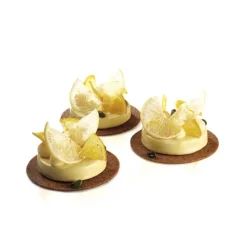 Cerf Dellier Gâteaux Individuels*Moule Silicone Rond Pavoni