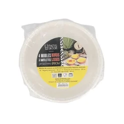 Cerf Dellier Moules Papier Et Carton*Moules À Tartelettes Jetables 9 Cm Patisdecor (X4)
