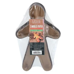 Cerf Dellier Moules Papier Et Carton*Moules De Cuisson Bonhomme (X2)