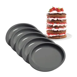 Cerf Dellier Moules Anti-Adhérents*Moules Layer Cake 15 Cm Wilton (X5)