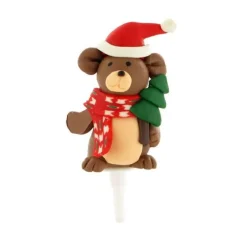 Ours De Noël Résine Sur Pique>Cerf Dellier Discount