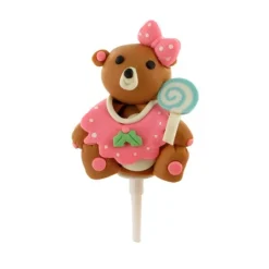 Ourson Rose De Noël Résine Sur Pique>Cerf Dellier Best