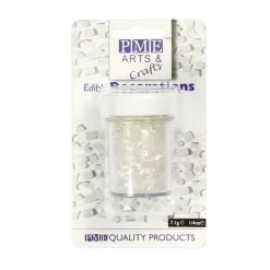Cerf Dellier Casher*Paillettes Irisees Blanches Pme (7 G)
