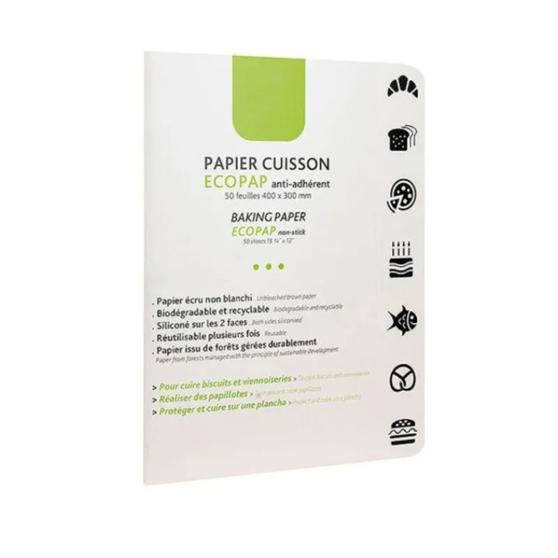 Papier De Cuisson Ecopap Anti-Adherent 40 X 30 Cm (X 50 Feuilles)>Cerf Dellier Sale
