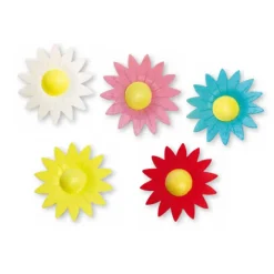Paquerettes Assorties En Azyme Patisdecor X20>Cerf Dellier Online