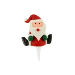 Pere Noël Assis Sur Pique>Cerf Dellier Discount