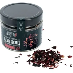 Petales D'Hibiscus Rouges Sechees 50 G>Cerf Dellier Best