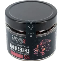 Petales D'Hibiscus Rouges Sechees 50 G>Cerf Dellier Best