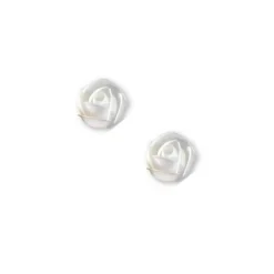Petite Rose Blanche En Azyme Patisdecor (X12)>Cerf Dellier Best