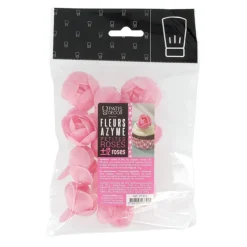 Petites Roses Roses En Azyme Patisdecor X12>Cerf Dellier Clearance