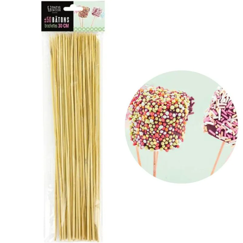 Pics Brochettes Patisdecor 30 Cm ( 50)>Cerf Dellier Discount