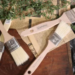 Cerf Dellier Pinceaux Alimentaires*Pinceau Plat Soie Manche Bois