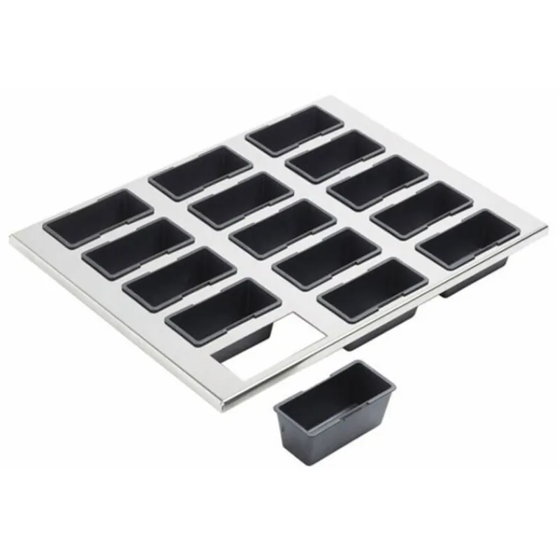 Cerf Dellier Moules À Cake*Plaque De Cakes Exoglass (X 15)