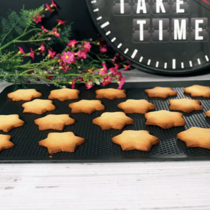 Cerf Dellier Moules En Aluminium*Plaque Patisserie Perforee Alu Anti-Adherente 40 X 30 Cm Patisdecor