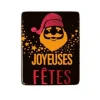 Plaquettes Chocolat Noir Joyeuses Fêtes Pere Noël (X 72)>Cerf Dellier Online