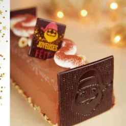 Plaquettes Chocolat Noir Joyeuses Fêtes Pere Noël (X 72)>Cerf Dellier Online