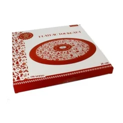 Plateau Tournant Verre Noël 28 Cm><noscript><img width=