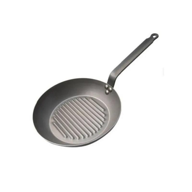 Poele Grill Ronde Carbone Plus De Buyer 26 Cm>Cerf Dellier