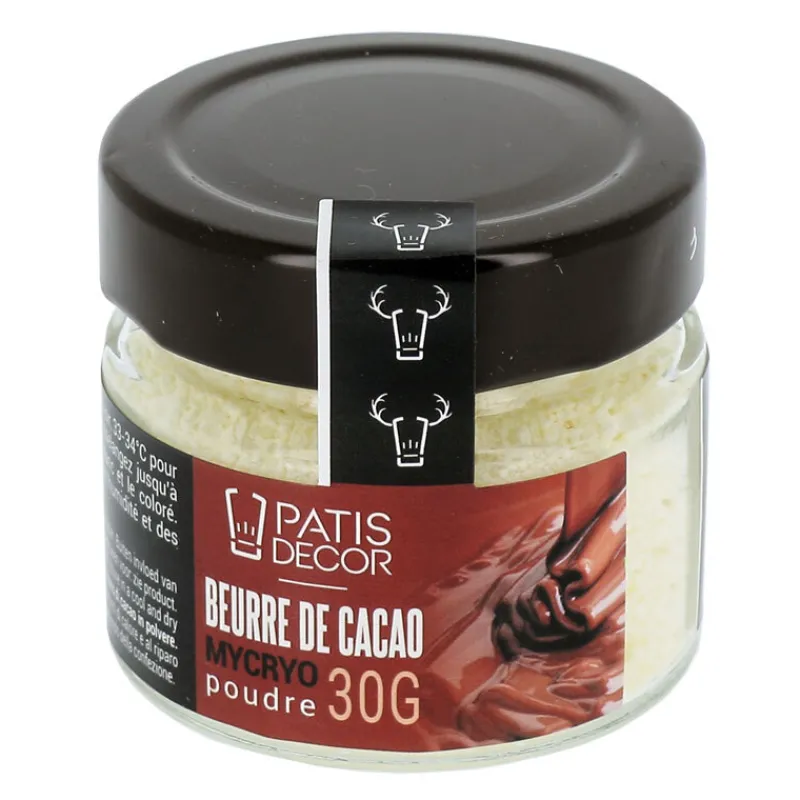 Cerf Dellier Beurre De Cacao*Poudre De Beurre De Cacao Barry 30 G - Patisdecor