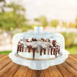 Presentoir Cloche A Gateau Sur Pied 28 Cm>Cerf Dellier Sale