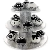 Presentoir Cupcakes Argent Rond>Cerf Dellier Discount