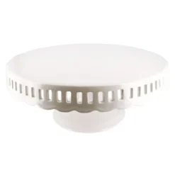 Presentoir Gateau En Ceramique Dentelle 31 Cm>Cerf Dellier Discount